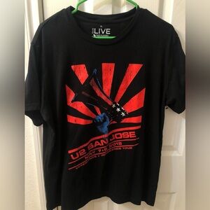 U2 Tour Shirt Experience and Innocence San Jose 2016 Tee Size XL Classic Rock